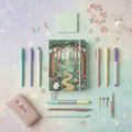 Writer's Bundle - Complete stationery set with journal, pens, markers, and accessories