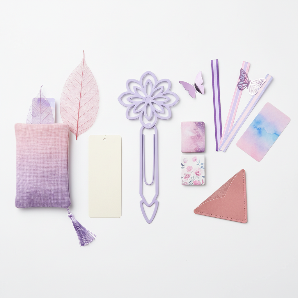 Bookmark Lover's Collection - 9 bookmarks with pencil case