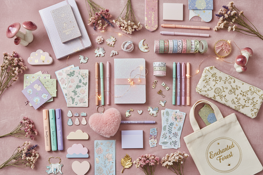 Mini Mystery Bundle enchanted flat lay